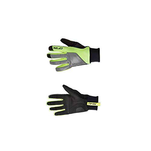 XLC Handschuhe-2500148002 Guantes, Unisex Adulto, Amarillo Fluorescente/Negro, L