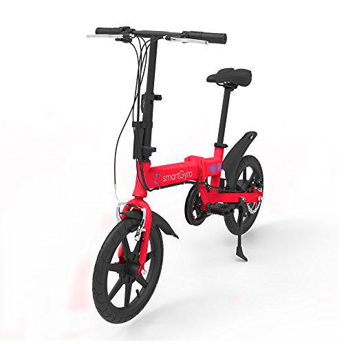 SMARTGYRO Ebike Red - Bicicleta Eléctrica, Ruedas de 16"