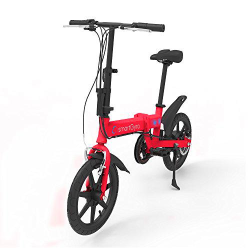 SMARTGYRO Ebike Red - Bicicleta Eléctrica, Ruedas de 16&quot;