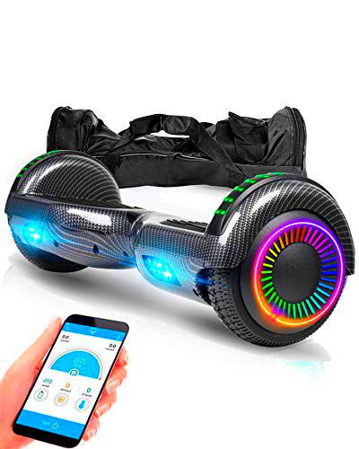 ACBK - Hoverboard Patinete Eléctrico Hover Autoequilibrio con Ruedas de 6.5"