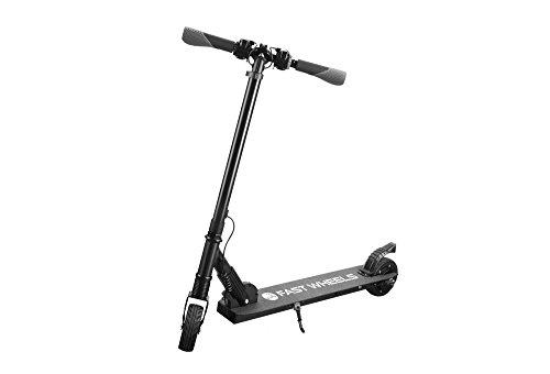 Quer Horizontal Fast Weels acoplador de Patinete, Negro, One Size